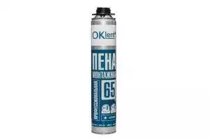 Пена профессиональная монтажная Oklent 60 зимняя