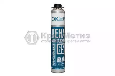 Пена бытовая монтажная Oklent 1000 мл - Фото 1