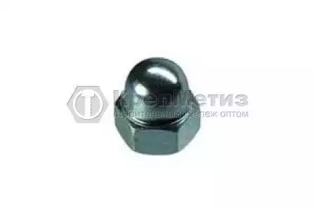 Гайка колпачковая DIN 1587/ГОСТ 11860 м10 100 шт. - Фото 1