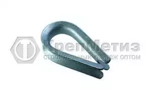 Коуш для стальных канатов DIN 6899