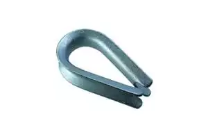 Коуш для стальных канатов DIN 6899 18 мм, 20 шт