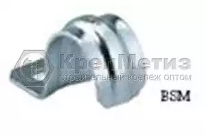 BSM хомут металлический однолапковый