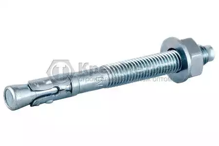 Анкер клиновой А-КА Белый цинк 10/80 x 170 - Фото 1