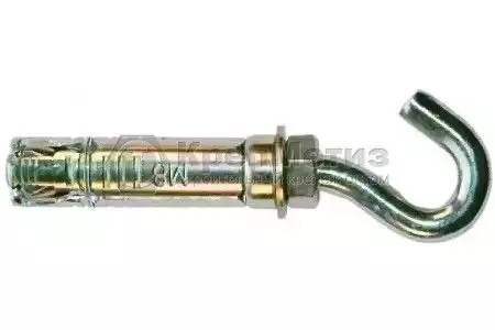 Анкер усиленного распирания с полукольцом м6 10x45 - Фото 1